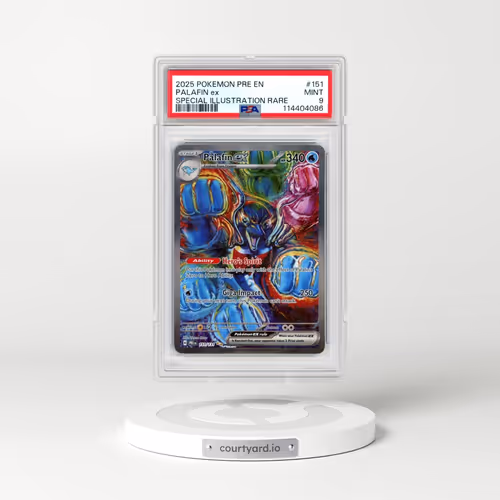 2025 Pokémon Pre EN-Prismatic Evolutions #151 Palafin EX - Holo Special Illustration Rare (PSA 9 MIN