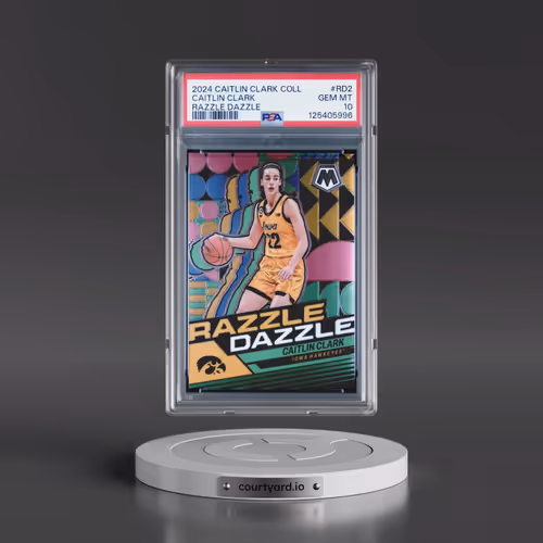 2024 Panini Caitlin Clark Collection Razzle Dazzle #RD2 Caitlin Clark (PSA 10 GEM MINT)