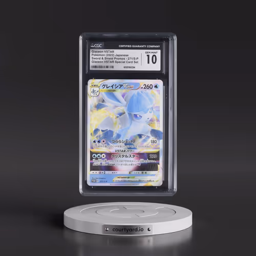 2019 Sword & Shield Promos #271/S-P Glaceon VSTAR - Holo Glaceon VSTAR Special Card Set (CGC 10 GEM