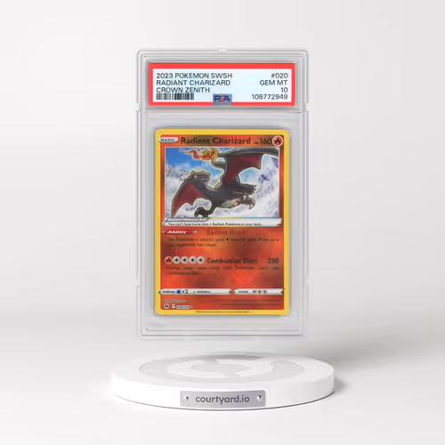 2023 Pokémon Sword and Shield Crown Zenith #020 Radiant Charizard - Holo (PSA 10 GEM MINT)