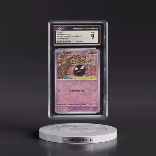 2023 Scarlet & Violet 151 - MEW EN #092/165 Gastly - Reverse Holo (CGC 9 MINT)