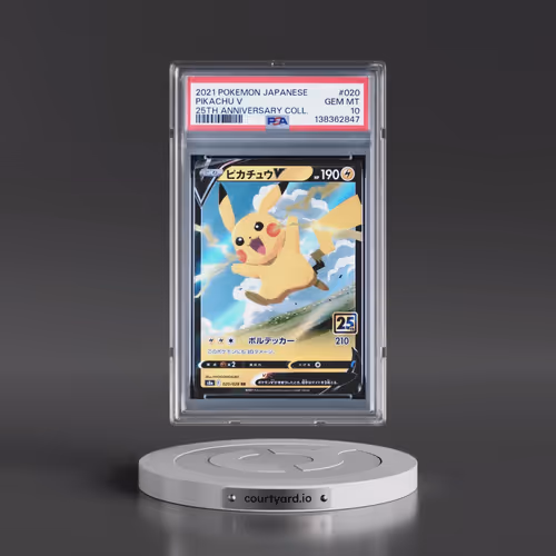 2021 Pokémon 25th Anniversary Collection #020 Pikachu V - Holo (PSA 10 GEM MINT)