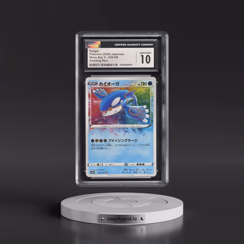 2020 Shiny Star V #036/190 Kyogre - Amazing Rare Holo (CGC 10 GEM MINT)