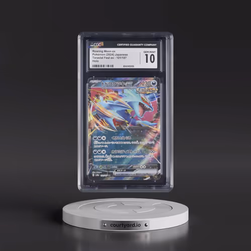 2024 High Class Pack: Terastal Fest ex - sv8a #101/187 Roaring Moon ex - Holo (CGC 10 GEM MINT)