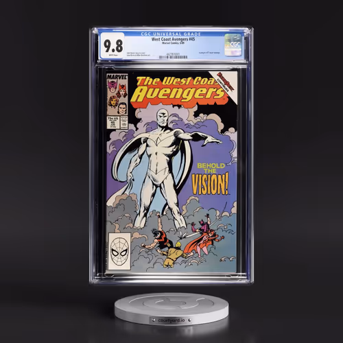 West Coast Avengers #45 CGC 9.8 White Pages (Marvel Comics, 6/89)