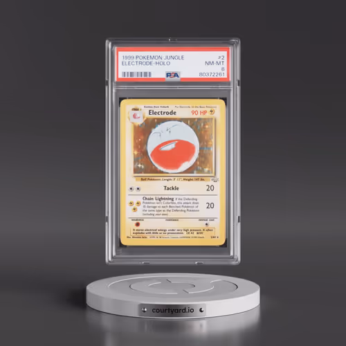 1999 Pokémon Jungle #2 Electrode - Holo (PSA 8 NM-MT)