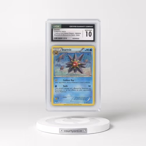 2023 Trading Card Game Classic - CLV, CLC, CLB #005/034 Starmie - Blastoise & Suicune ex Deck - CLB