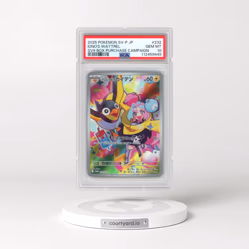 2025 Pokémon SV-P Promo #232 Iono's Wattrel - Battle Partners Booster Box (PSA 10 GEM MINT)