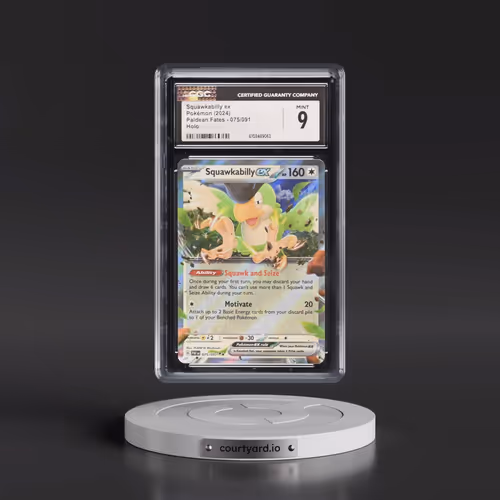 2024 Paldean Fates - PAF EN #075/091 Squawkabilly ex - Holo (CGC 9 MINT)