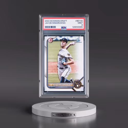 2022 Bowman Draft #BD132 Jacob Misiorowski (PSA 9 MINT)