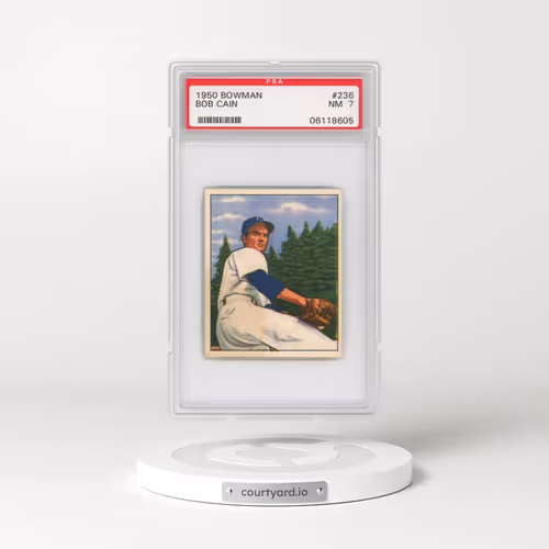 1950 Bowman #236 Bob Cain (PSA 7 NM)