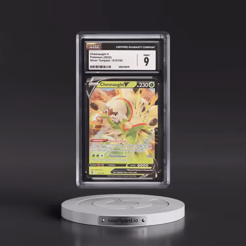 2022 Silver Tempest #015/195 Chesnaught V - Holo (CGC 9 MINT)