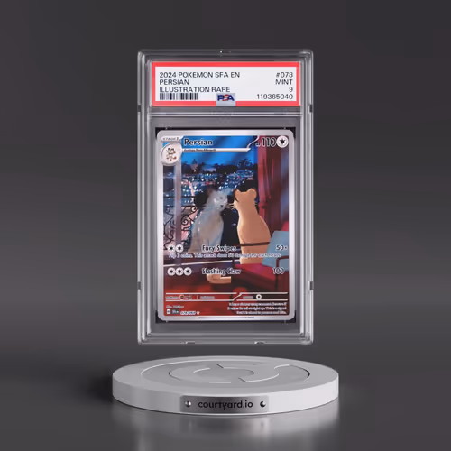2024 Pokémon Sfa EN-Shrouded Fable #078 Persian - Illustration Rare (PSA 9 MINT)