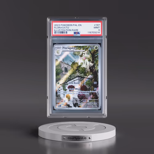 2023 Pokémon Pal EN-Paldea Evolved #197 Floragato - Illustration Rare (PSA 9 MINT)