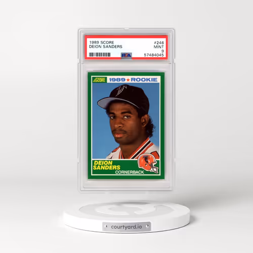 1989 Score #246 Deion Sanders (PSA 9 MINT)