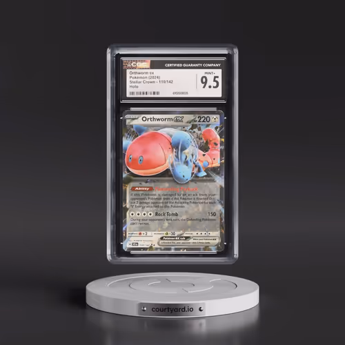 2024 Pokémon Scr EN-Stellar Crown #110 Orthworm EX - Holo (CGC 9.5 MINT+)