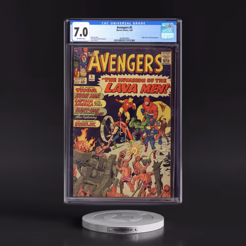 Avengers #5 CGC 7.0 Off-white Pages (Marvel Comics, 5/64) - Universal