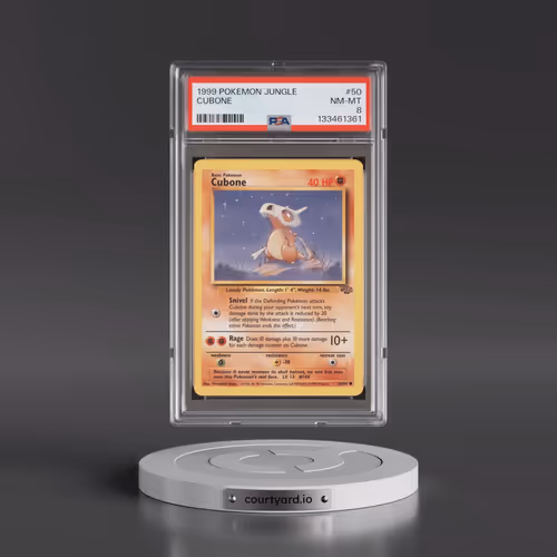 1999 Pokémon Jungle #50 Cubone (PSA 8 NM-MT)