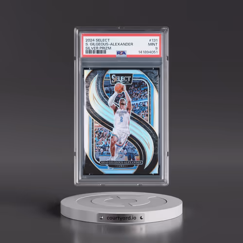 2024 Panini Select #131 Shai Gilgeous-Alexander - Silver Prizm (PSA 9 MINT)