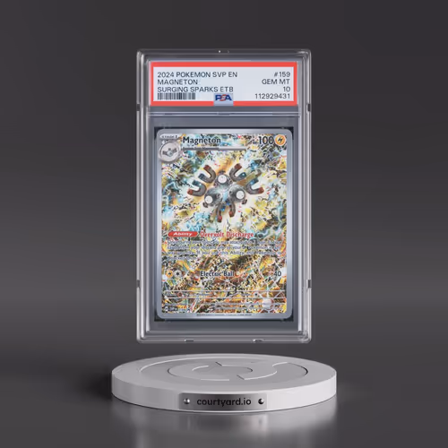2024 Pokémon Svp EN-SV Black Star Promo #159 Magneton - Surging Sparks Elite Trainer Box (PSA 10 GEM