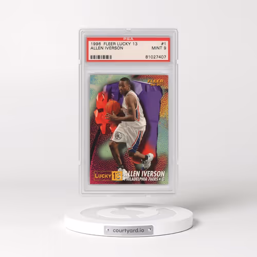 1996 Fleer Lucky 13 #1 Allen Iverson (PSA 9 MINT)