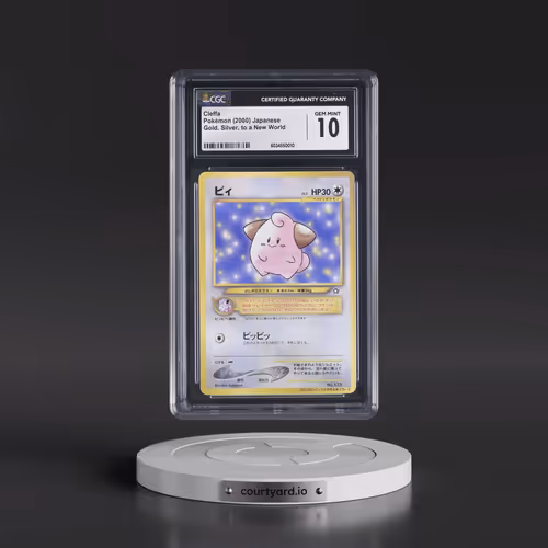 1999 Gold, Silver, to a New World Cleffa (CGC 10 GEM MINT)
