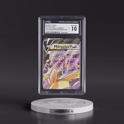 2023 Pokémon Swsh Black Star Promo #287 Morpeko V-Union - Full Art Crown Zenith Premium Playmat Coll