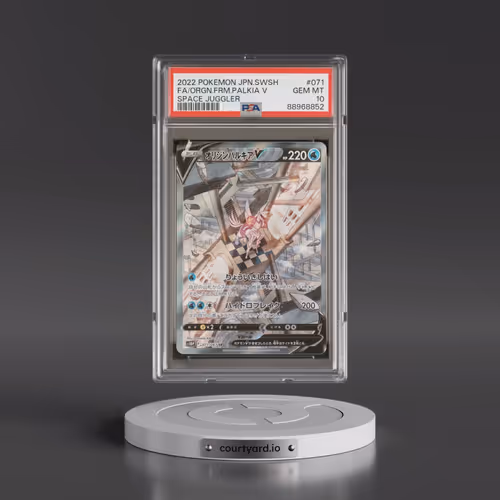 2022 Pokémon Sword & Shield Space Juggler #071 Origin Forme Palkia V - Holo Full Art (PSA 10 GEM MIN