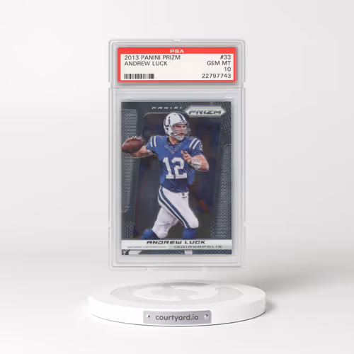 2013 Panini Prizm #33 Andrew Luck (PSA 10 GEM MINT)