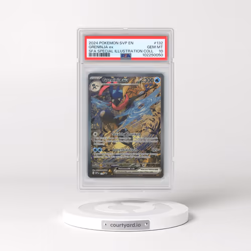 2024 Pokémon Svp EN-SV Black Star Promo #132 Greninja EX - Holo Shrouded Fable Special Illustration