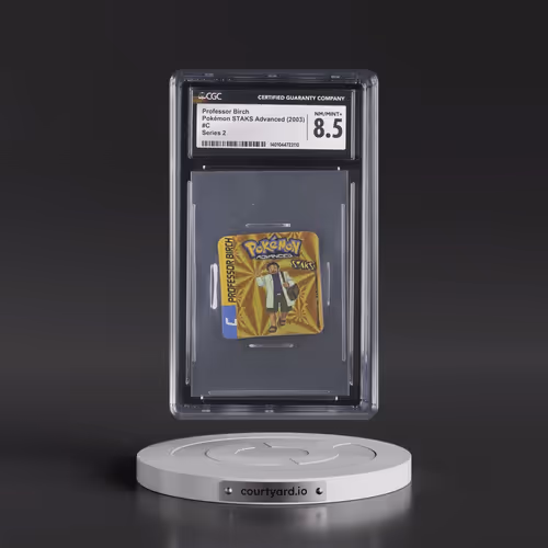 2003 Pokémon STAKS Advanced (2003 Panini) - English #C Professor Birch - Series 2 (CGC 8.5 NM-MT+)