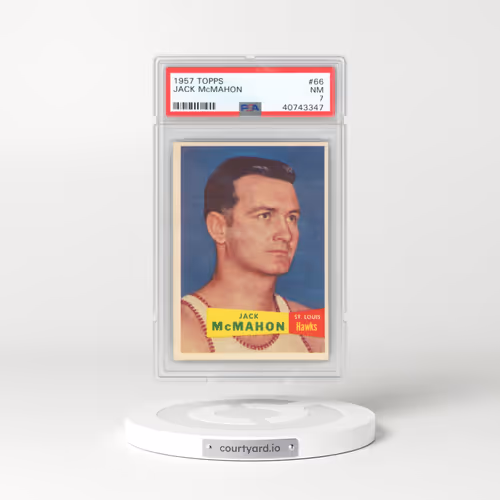1957 Topps #66 Jack McMahon (PSA 7 NM)