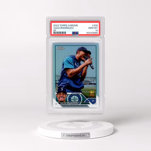2023 Topps Chrome #200 Julio Rodriguez - SP (PSA 10 GEM MINT)