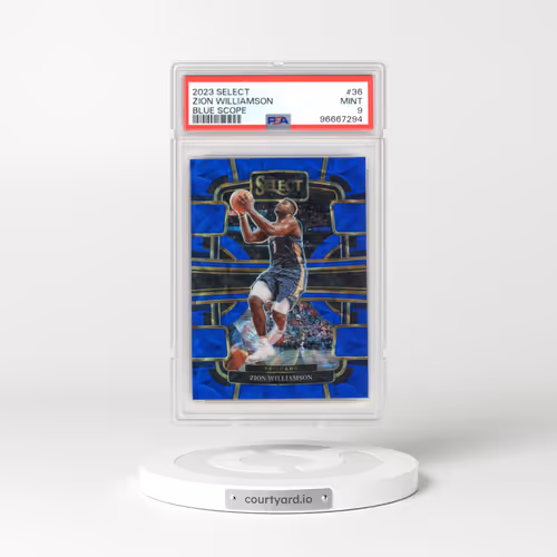 2023 Panini Select #36 Zion Williamson - Blue Scope (PSA 9 MINT)
