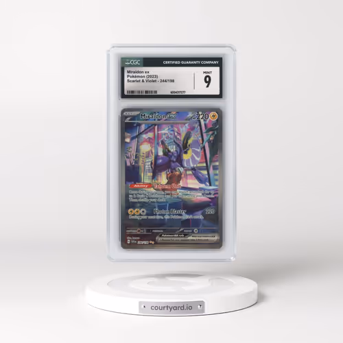 2023 Scarlet & Violet #244/198 Miraidon ex - Special Illustration Rare (Holo) (CGC 9 MINT)