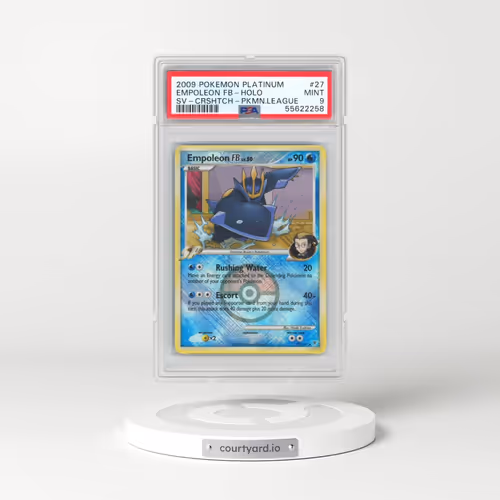 2009 Pokémon Platinum Supreme Victors #27 Empoleon FB - Holo Crosshatch-2010 Pokemon League (PSA 9 M