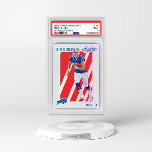 2018 Panini Absolute Introductions #JA Josh Allen (PSA 9 MINT)