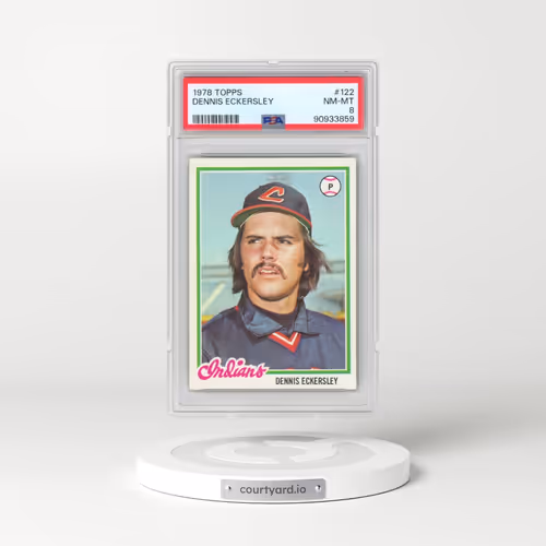1978 Topps #122 Dennis Eckersley (PSA 8 NM-MT)