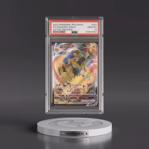 2022 Pokémon Sword & Shield Vstar Universe #041 Zeraora Vmax - Full Art (PSA 10 GEM MINT)