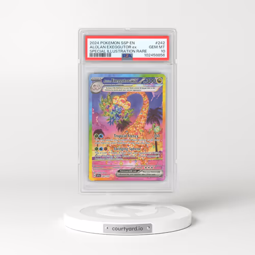 2024 Pokémon Ssp EN-Surging Sparks #242 Alolan Exeggutor EX - Holo Special Illustration Rare (PSA 10 GEM MINT)