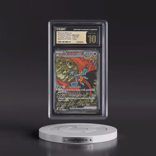 2024 High Class Pack: Terastal Fest ex - sv8a #218/187 Roaring Moon ex - Special Art Rare Holo (CGC