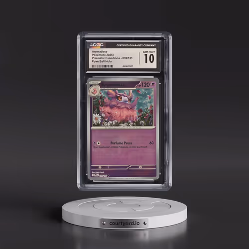 2024 Prismatic Evolutions - PRE EN #039/131 Aromatisse - Poké Ball Holo (CGC 10 GEM MINT)