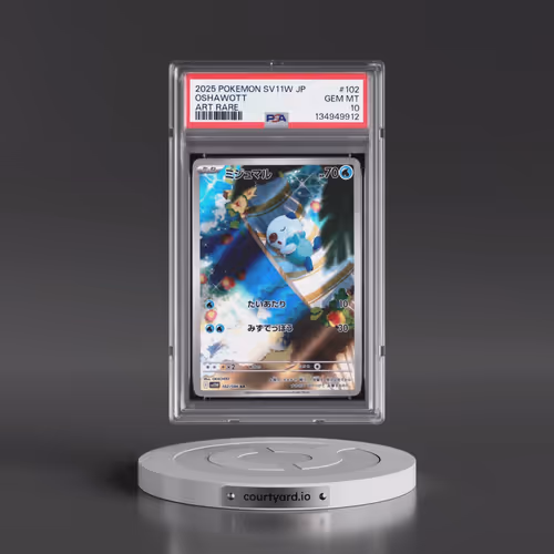 2025 Pokémon Sv11w-White Flare #102 Oshawott - Art Rare (PSA 10 GEM MINT)