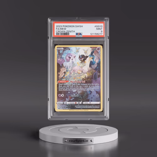 2023 Pokémon Sword and Shield Crown Zenith #GG10 Mew - Full Art (PSA 9 MINT)