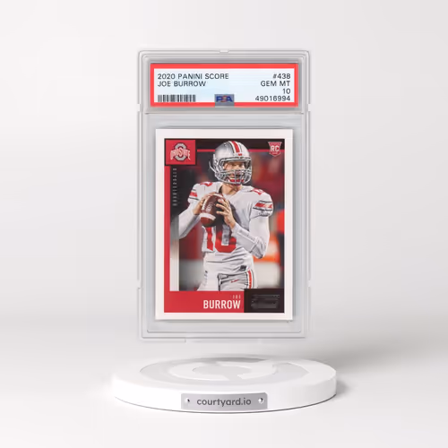 2020 Panini Score #438 Joe Burrow (PSA 10 GEM MINT)