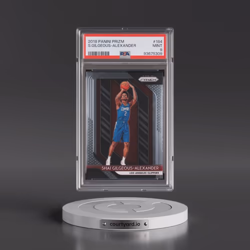 2018 Panini Prizm #184 Shai Gilgeous-Alexander (PSA 9 MINT)