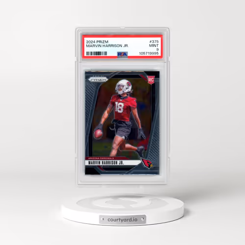 2024 Panini Prizm #375 Marvin Harrison Jr. (PSA 9 MINT)