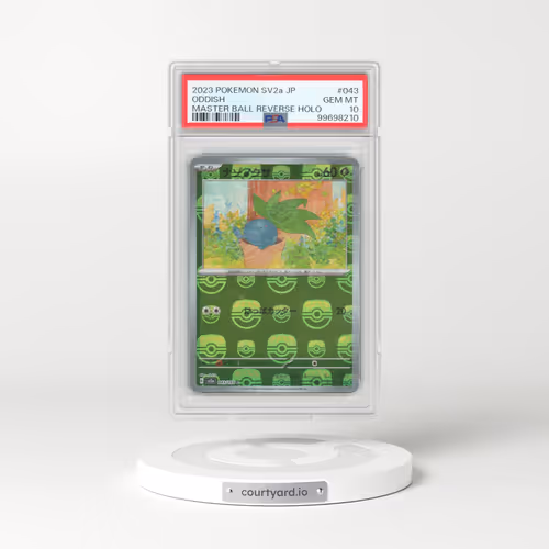 2023 Pokémon Sv2a-Pokemon 151 #043 Oddish - Reverse Holo Master Ball (PSA 10 GEM MINT)