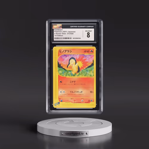 2001 e-Starter Deck #013/029 Cyndaquil - 1st Edition (CGC 8 NM-MT)