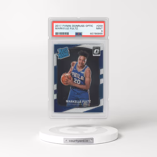 2017 Panini Donruss Optic #200 Markelle Fultz (PSA 9 MINT)